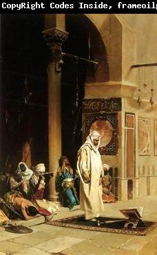 unknow artist Arab or Arabic people and life. Orientalism oil paintings  391